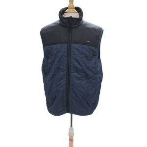 Filson Mens Puffer Jacket Blue Nylon Zip Outdoor Size XL
